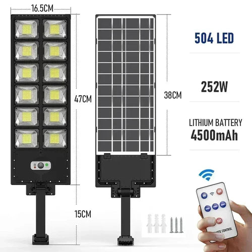 Refletor LED Solar com Sensor de Movimento Brasileiro | IlumiMax [Compre 1, Leve 2]