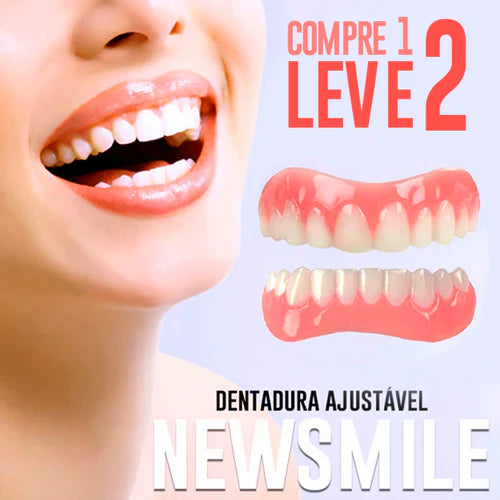 Dentadura Universal NewSmile | Seu Sorriso Vale Ouro (Compre 1 Leve 2)