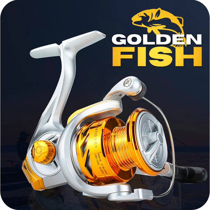 Molinete Profissional de Pesca com 12Kg Drag | Golden Fish | Compre 1, Leve 2