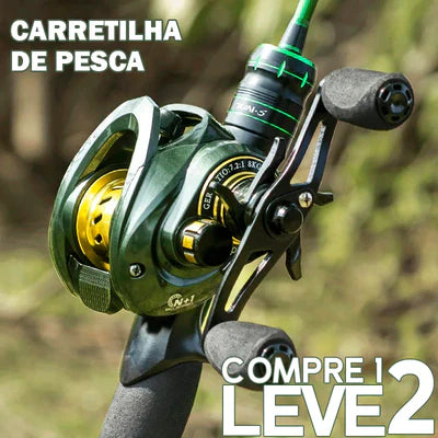 Carretilha Shimano Profissional com Freio Magnético | Compre 1 Leve 2