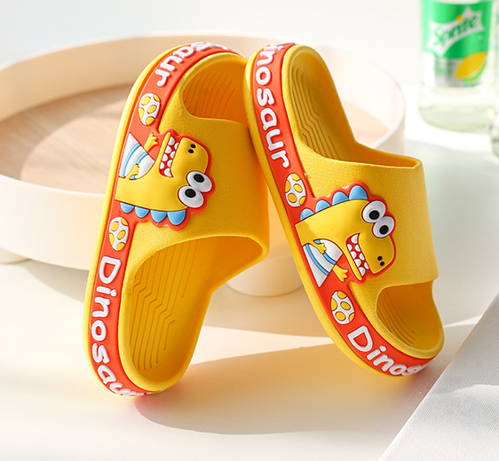 Chinelo Infantil Anti-Derrapante Crocks Dino