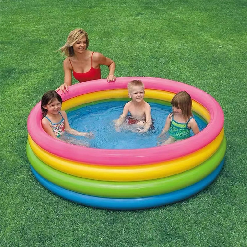 Piscina Inflável Infantil Arco-Íris - Rainbow Swim