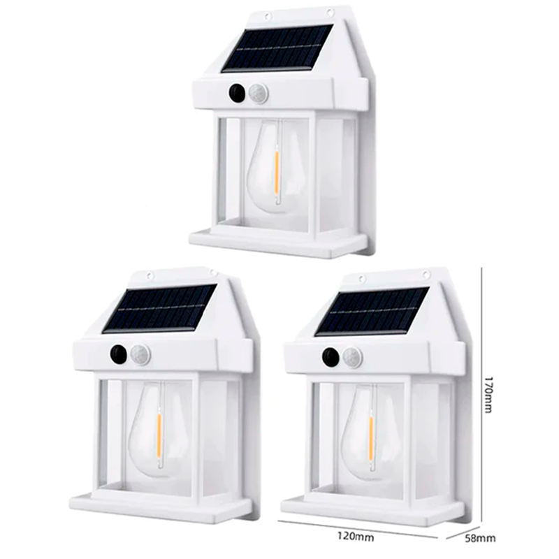 Kit Refletores Solares Ecolux com Detector de Movimentos (Compre 1 Leve 3)