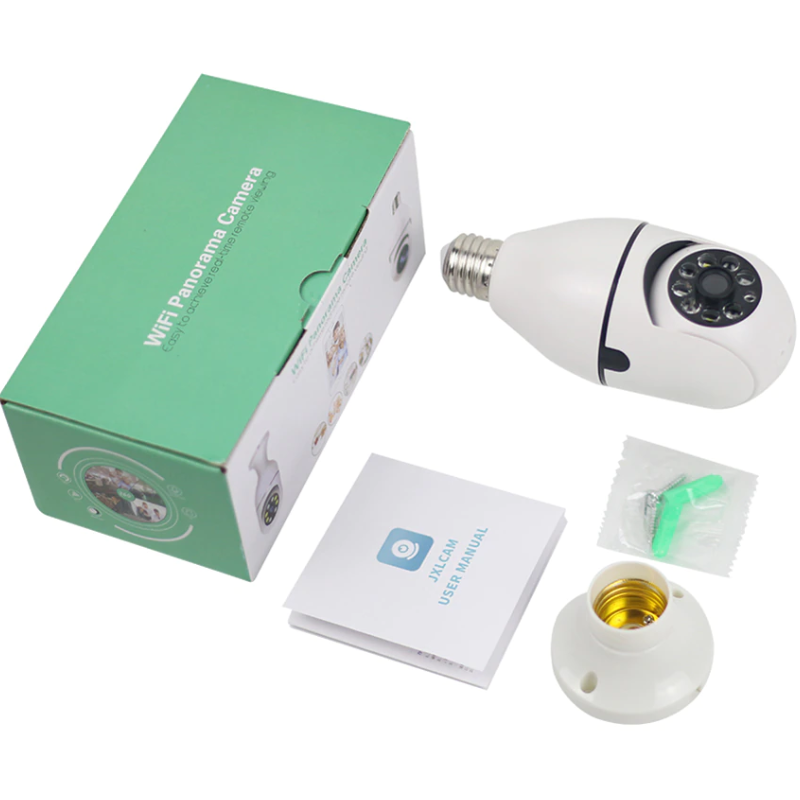 Câmera de Segurança Full HD Wifi 360° Sensor de Movimento - SecurityMax®  [COMPRE 1 LEVE 2]