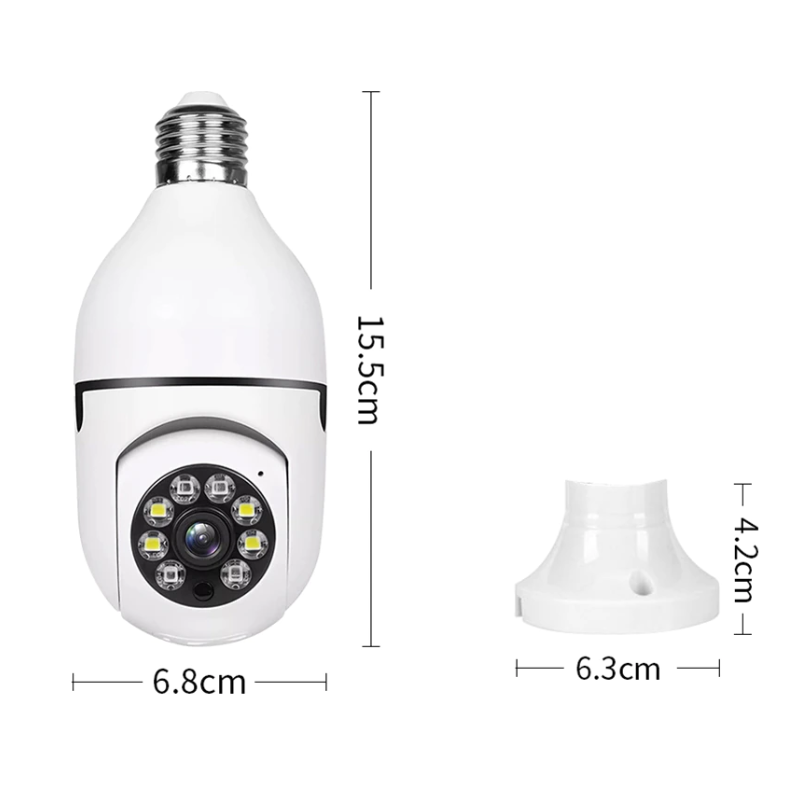 Câmera de Segurança Full HD Wifi 360° Sensor de Movimento - SecurityMax®  [COMPRE 1 LEVE 2]