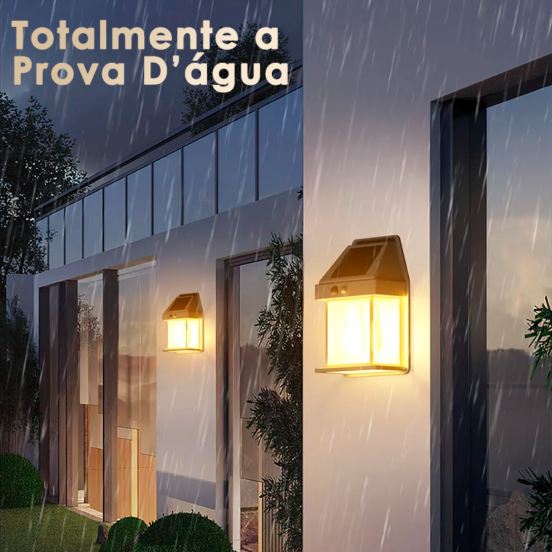 Kit Refletores Solares Ecolux com Detector de Movimentos (Compre 1 Leve 3)