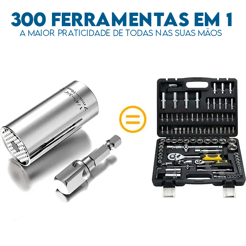 Chave de Torque Coringa© - A Chave que se Molda a Tudo | Compre 1 Leve 2
