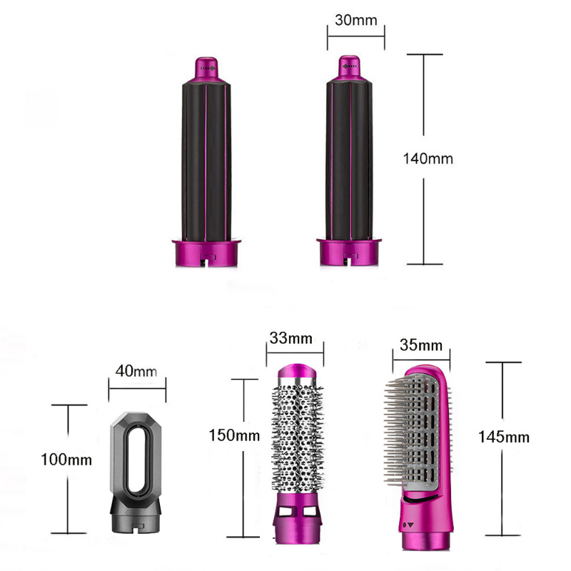 Secador Modelador de Cabelo 5 em 1